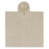 Kinderponcho beige met naam