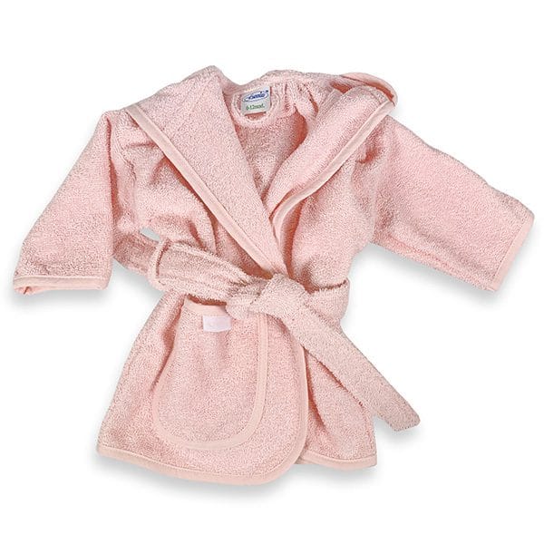 badjas baby/kind oud roze