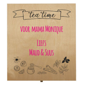 theedoos 9-vaks tea time voor mama