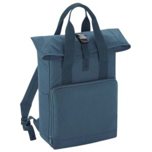 rugzak roll-top blauw met naam
