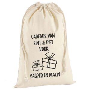 Sinterklaaszak cadeaus zwart