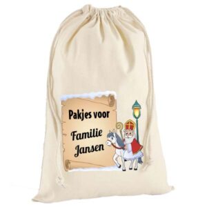 Sinterklaaszak sint met brief